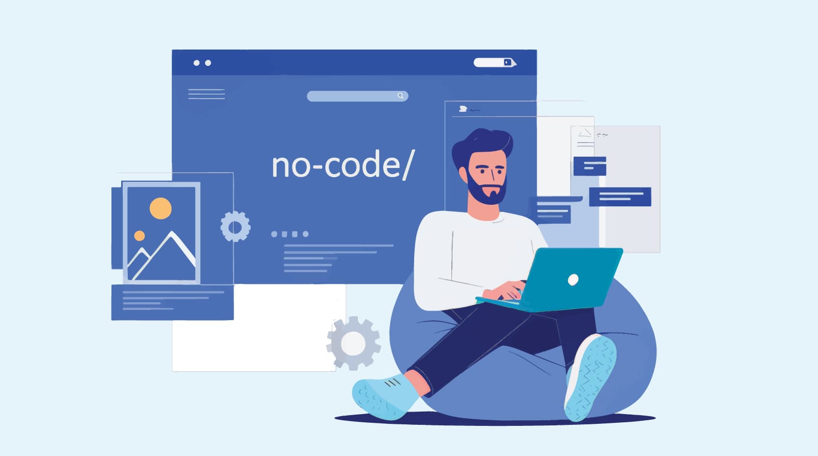 ما هي تقنية بناء المواقع بدون برمجة No Code؟