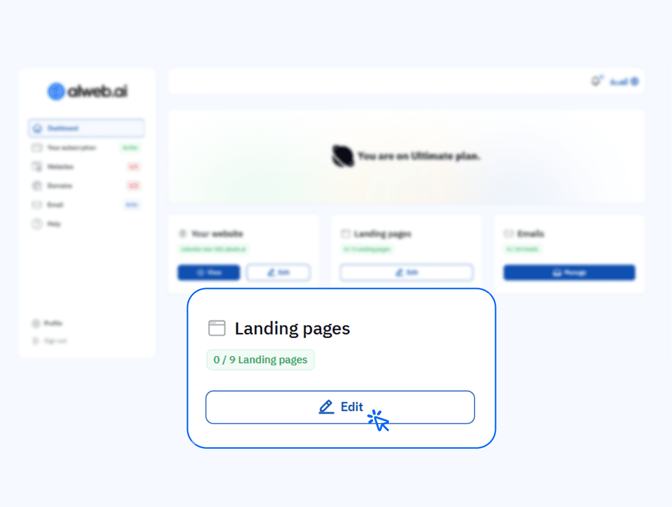 Start setting up your page