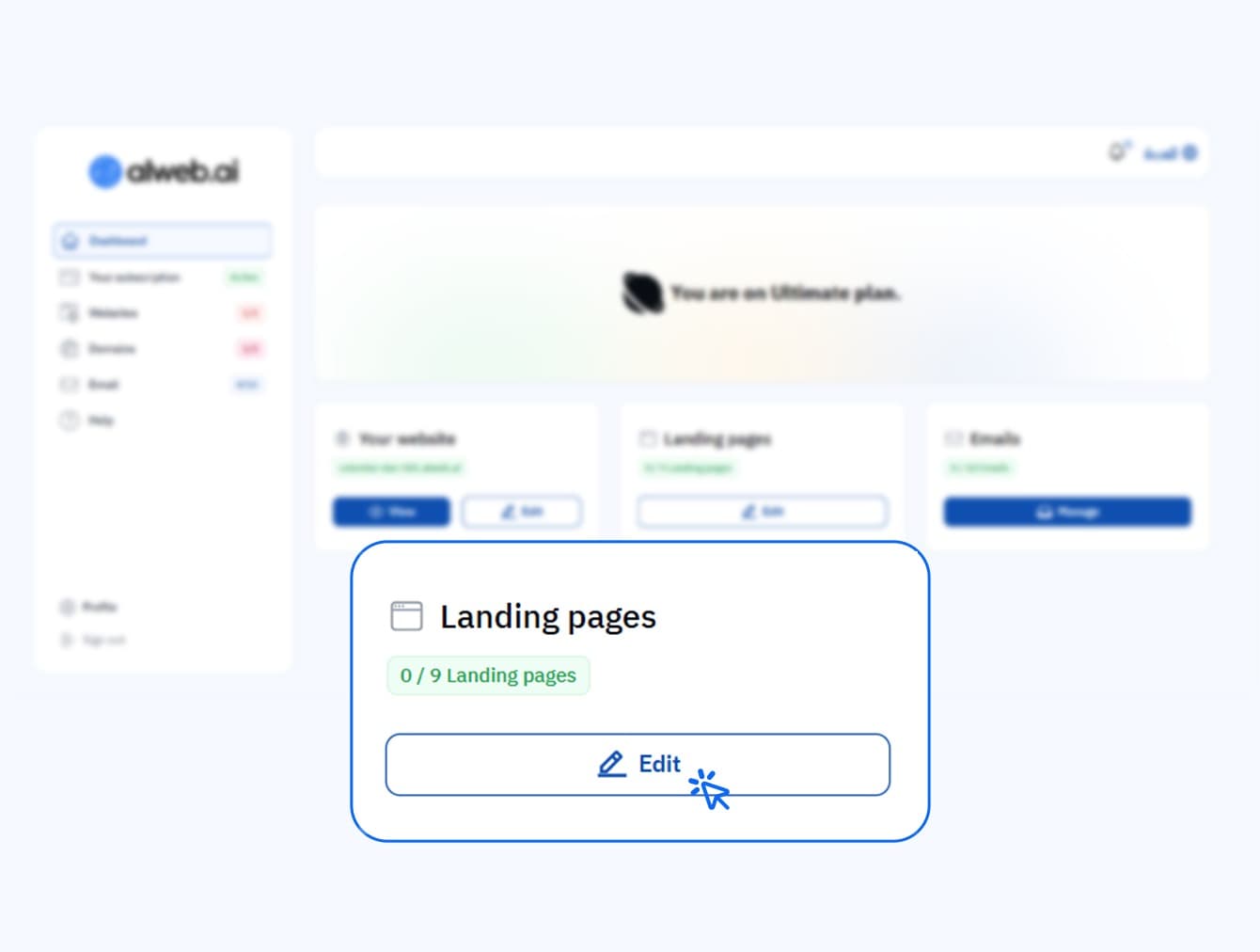 Start setting up your page