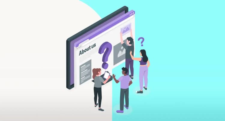 ما هي صفحة من نحن وكيفية كتابتها